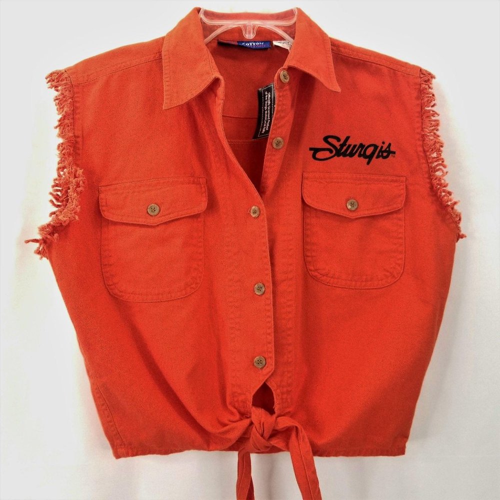 Sturgis 2012 Black Hills Rally Shirt Top NEW Lg - Picture 2 of 10